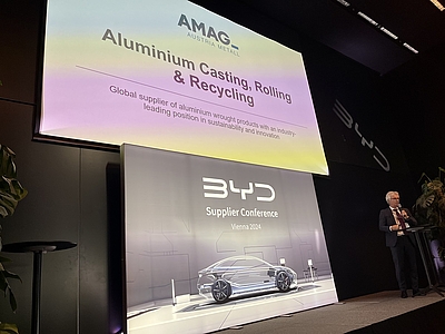 AMAG-Vorstandschef Helmut Kaufmann präsentierte sein Unternehmen bei der BYC Supplier Conference in Wien © Business Upper Austria
